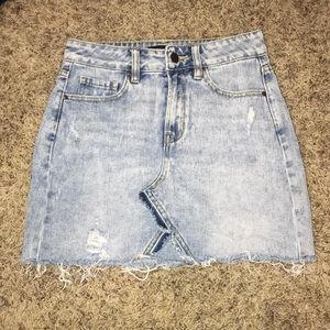 Kendall & Kylie Skirts - Jean skirt, “don’t touch this” Kendall & Kylie Skirts - Jean skirt, “don’t touch this”
